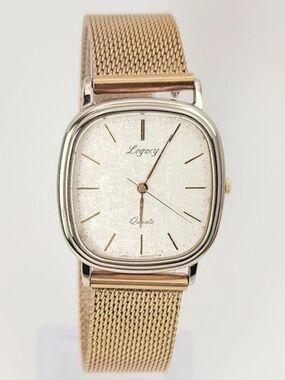 Vintage Orient Legacy Tank Quartz Watch C255H2-20 CS Textured Dial Unisex